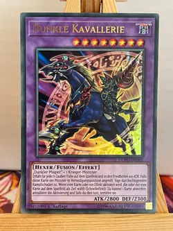 Dunkle Kavallerie DUPO-DE002 Ultra Rare Deutsch EX YUGIOH - Image 1