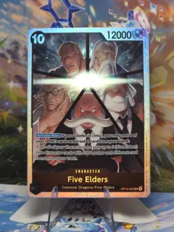 Five Elders SR OP13-082 Carrying On His Will Foil One Piece Card Game ENG NM - Image 1