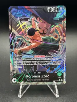 One Piece Roronoa Zoro (020) (Alternate Art) Legacy of the Master OP12 - Image 1