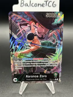 One Piece Roronoa Zoro (020) (Alternate Art) Legacy of the Master OP12 - Image 2