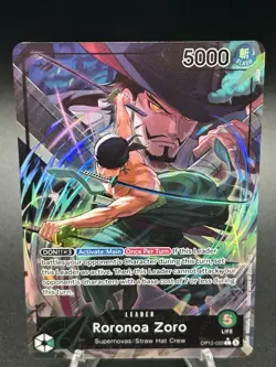 One Piece Roronoa Zoro (020) (Alternate Art) Legacy of the Master OP12 - Image 3