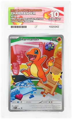 ACE 10 Charmander MEP 038 First Partner Illustration Promo 30th Anniversary - Image 1