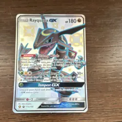 Pokemon Rayquaza GX 177A/168 Alternate Art Promo Holo GX 180 HP English - Image 1
