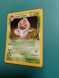 Pokemon Card 1999 Team Rocket Holo Rare Dark Arbok 2/82 NM - Image 4