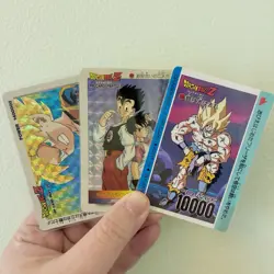 Dragon Ball Z Carddass Lot Of 3 Cards TCG BANDAI PRISM Rare (US SELLER) - Image 1