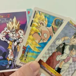 Dragon Ball Z Carddass Lot Of 3 Cards TCG BANDAI PRISM Rare (US SELLER) - Image 5