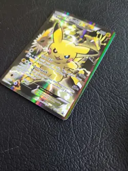Pokemon Pikachu EX XY124 Full Art Promo Holo Basic 130 HP Card XY Pokemon - Image 3