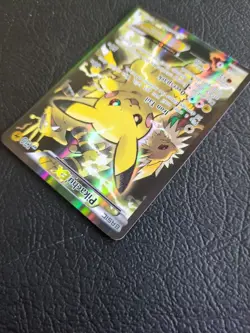 Pokemon Pikachu EX XY124 Full Art Promo Holo Basic 130 HP Card XY Pokemon - Image 5