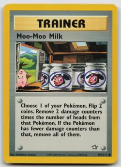 Pokemon Card Moo-Moo Milk Common Neo Genesis 101/111 - Image 1