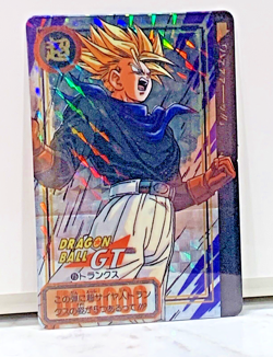 Dragon Ball GT Carddass Prism Card Bandai 1996 Japan Goku holo - Image 1
