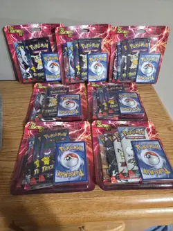 Pokemon TCG Lightning Set 4 Packs + 1 Bonus Card! Brand New/Sealed - Image 1