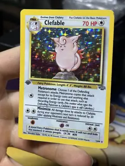 #2 1st Edition Clefable 1/64 Jungle 1999 Holo Rare WOTC Pokemon Card TCG - Image 4