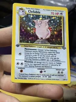 #2 1st Edition Clefable 1/64 Jungle 1999 Holo Rare WOTC Pokemon Card TCG - Image 5