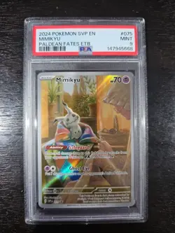 Mimikyu 075 Sv: Scarlet & Violet Promo Cards Holo PSA 9 - Image 1