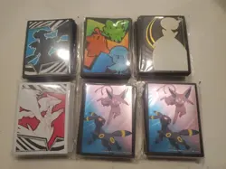 Prismatic Evolutions Premium Figure Collection and other Card Sleeves x6 Umbreon - Image 1