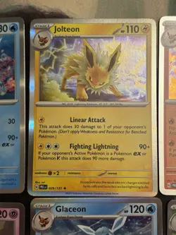 Prismatic Evolutions Complete 9 Card Eevee-lutions Set HOLO NM - Image 3