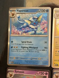 Prismatic Evolutions Complete 9 Card Eevee-lutions Set HOLO NM - Image 4