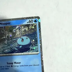Wooper Cosmos Holo SWIRL Black Star Promo - SVP155 Pokemon Card NM - Image 5