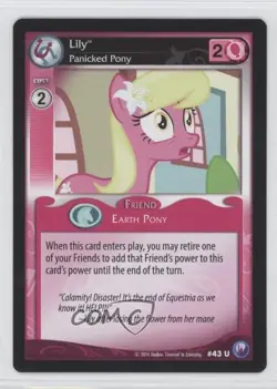 2014 My Little Pony Collectible Card Game - Canterlot Nights Lily #43 - Image 1