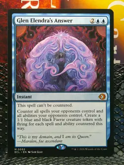 Glen Elendra's Answer M 0052 Mythic Rare Lorwyn Eclipsed Near Mint Card Game MTG - Image 1