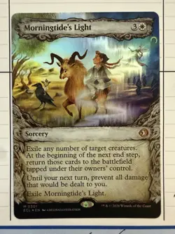 🌈 Morningtide's Light - Showcase FOIL - Lorwyn Eclipsed MTG #301 - NM/M - Image 1
