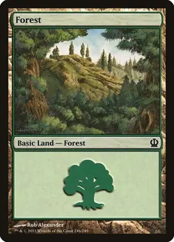 Forest Foil Theros 246 NM MTG - Image 1
