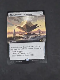 MTG Monument to Endurance (Extended Art) Aetherdrift Regular NM Condition - Image 3
