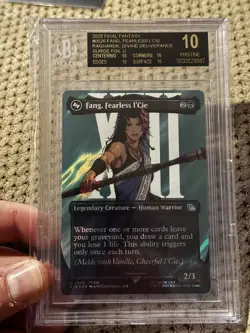 BGS 10 BLACK LABEL MTG Final Fantasy Fang, Fearless L’cie Surge Foil 0526 EN - Image 1