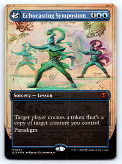 Echocasting Symposium FOIL Borderless - Secrets of Strixhaven - MTG - Image 1