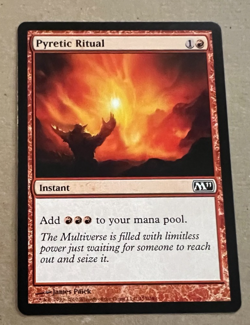 4x - Pyretic Ritual - Core Set 2011 - MTG - Magic the Gathering - x4 - Image 1