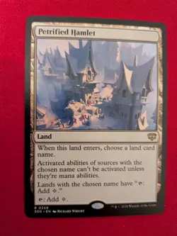 Petrified hamlet Non-Foil R NM Secrets of strixhaven MTG - Image 1