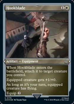 1 x Hookblade - Foil Etched - Universes Beyond: Assassin's Creed - NM-Mint - MTG - Image 1