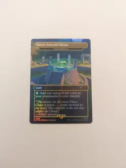 Master Emerald Shrine - Command Tower *RAINBOW FOIL* (7030) Secret Lair NM MTG - Image 1