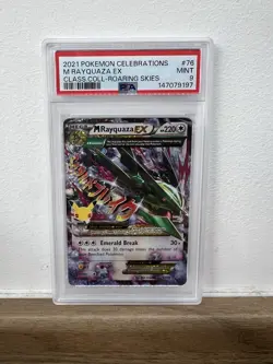 PSA 9 - M Rayquaza Ex 76/108 Celebrations 25th Anniversary Pokemon TCG - Image 1
