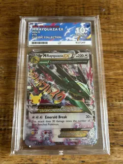 Pokemon Mega M Rayquaza EX Celebrations Card 76/108 Ace 10 - Image 1