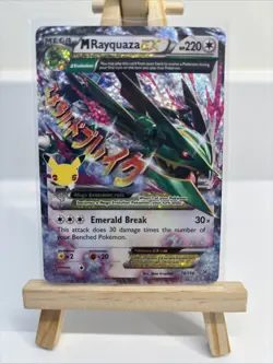 M Rayquaza EX 76/108 Celebrations: Classic Collection Pokemon NM Card - Image 1