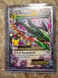 Pokemon TCG M Rayquaza EX 76/108 Celebrations: Classic Collection Full Art Holo - Image 3