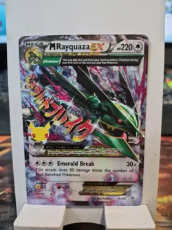 Pokemon TCG M Rayquaza EX 76/108 Celebrations Ultra Rare Near Mint - Image 1