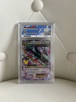 Pokemon M Rayquaza EX Celebrations Card 76/108 Ace 10 Perfect Subgrades - Image 1
