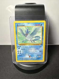 Articuno 17/62 Fossil *Unlimited* *Rare* Pokemon Card TCG Non Holo LP Vintage - Image 1