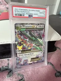 Pokemon TCG M Rayquaza EX 76/108 Celebrations Card PSA 10 Gem Mint - Image 2