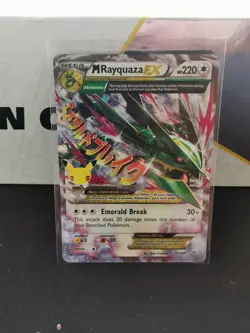 Pokemon TCG Mega Rayquaza EX 76/108 Celebrations 25th Anniversary Mint Condition - Image 1
