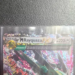 Pokemon M Rayquaza EX Full Art Holo 76/108 Celebrations 220 HP Emerald Break - Image 5