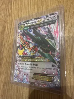 Pokemon TCG Mega M Rayquaza EX Card Celebrations Series 76/108 - Image 2