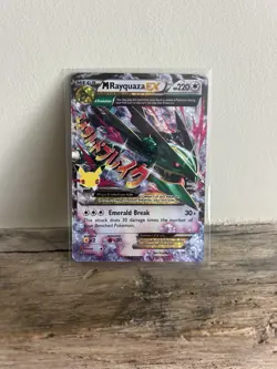 Pokemon TCG Mega M Rayquaza EX Card 76/108 Celebrations - Image 1