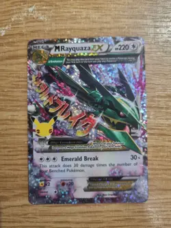 Pokemon TCG Mega M Rayquaza EX Card 76/108 Celebrations - Image 2
