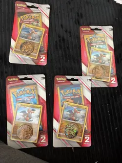 Pokemon 2 Mini Booster Packs Promo Brand New Coin Sealed and mega evolu Lot 21 - Image 1