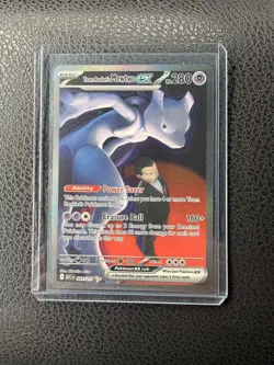 CLEAN Team Rockets Mewtwo EX 281/217 SIR - Ascended Heroes - Pokemon TCG NM - Image 3