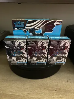 Pokemon Black Bolt ETB and 3 Booster Bundles Factory Sealed - Image 1