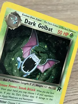 Wizards of the Coast 2000 Pokemon Team Rocket Dark Golbat 7/82 Holo Rare 50 HP - Image 3